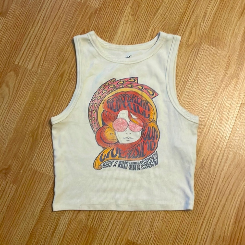 Hollister Cropped Tank Top